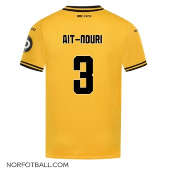 Billige Fotballdrakt Wolves Rayan Ait-Nouri #3 Replika Hjemmedrakt 2024-25 Kortermet